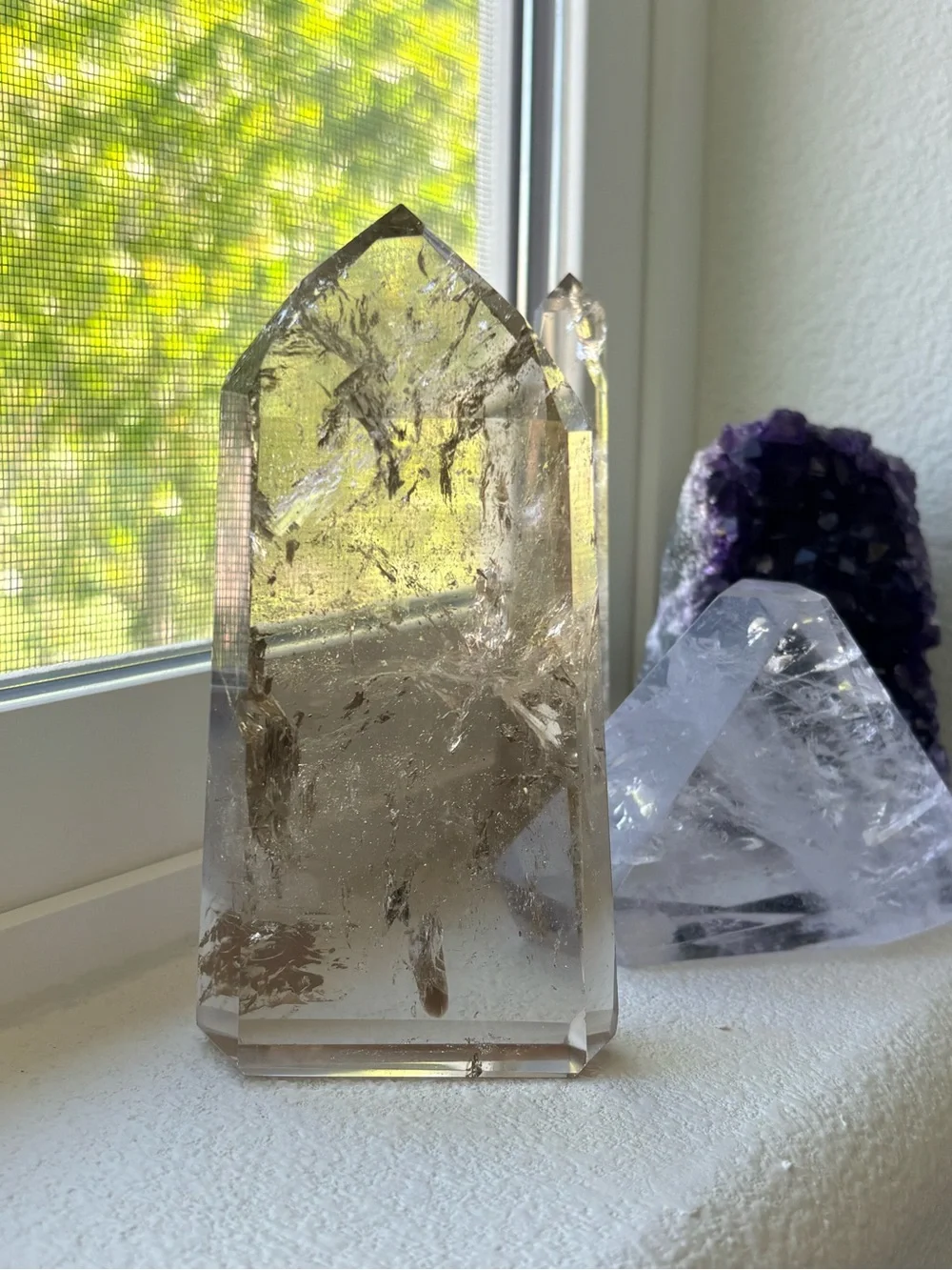 High Quality Smokey Quartz Tower - Picture 14 of 14
